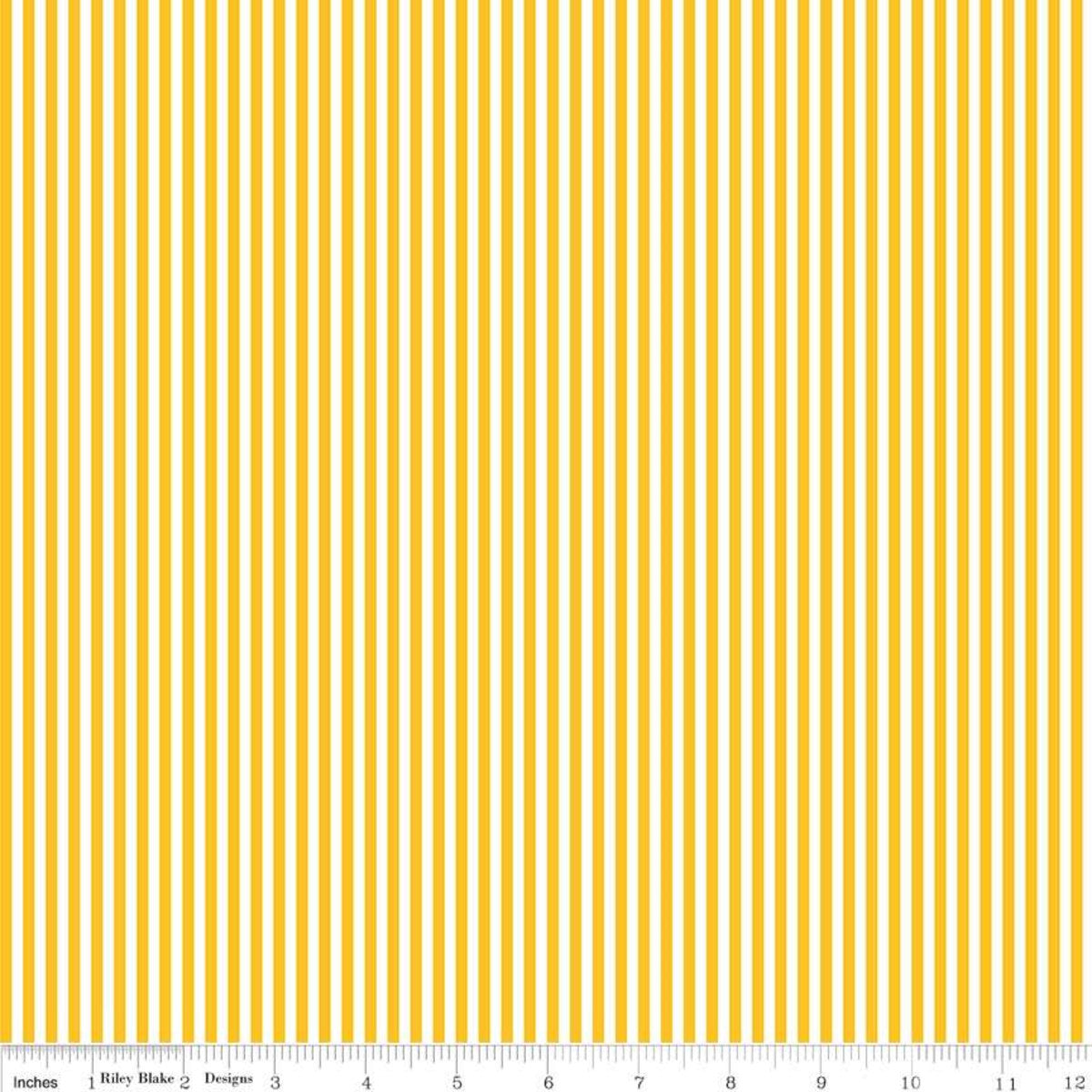 Stripe 1/8" Mustard Yardage by Riley Blake Designs
