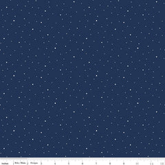 Dapple Dot Navy Yardage by the RBD Designers for Riley Blake Designs