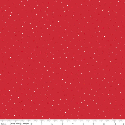 Dapple Dot Riley Red Yardage by the RBD Designers for Riley Blake Designs