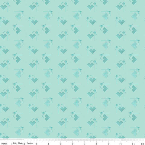 Bee Basics Songbird Heart Yardage by Lori Holt for Riley Blake Designs