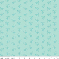 Bee Basics Songbird Heart Yardage by Lori Holt for Riley Blake Designs