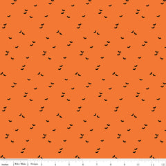 Seasonal Basics Orange Bats Yardage by Riley Blake Designs