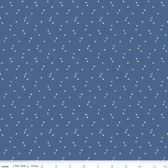 Seasonal Basics Blue Stars Yardage by Riley Blake Designs