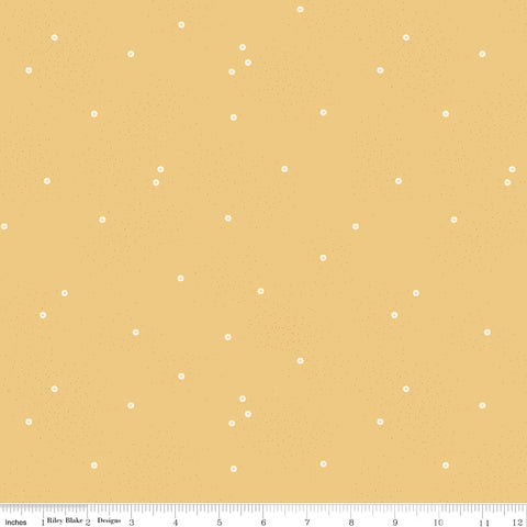 Dainty Daisy Honey Yardage by Beverly McCullough for Riley Blake Designs
