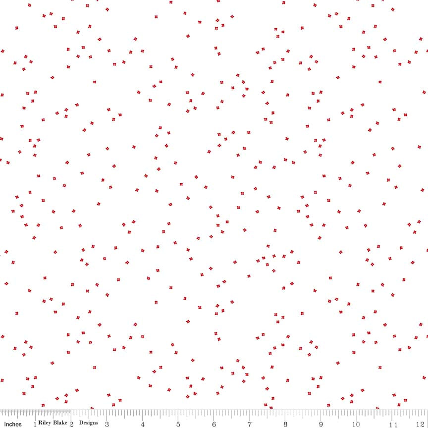 Blossom Red Yardage by Christopher Thompson for Riley Blake Designs