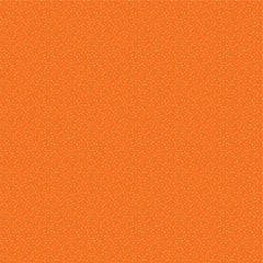 Country Confetti Creamsicle Bright Orange Yardage by Lori Woods for Poppie Cotton Fabrics