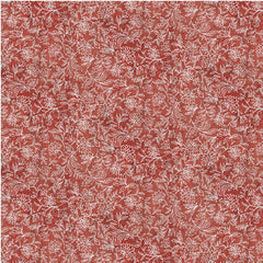 Life is Better on the Farm Red Linear Floral Yardage by Michael Miller Fabrics