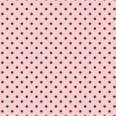 Sunshine And Chamomile Pink Dots Yardage by Lori Woods for Poppie Cotton Fabrics