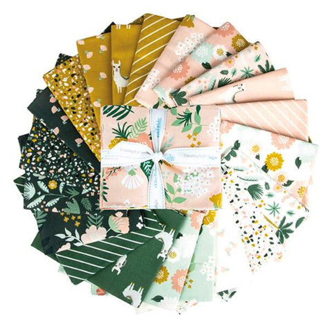 Hibiscus Fat Quarter Bundle by Simple Simon and Co. for Riley Blake Designs