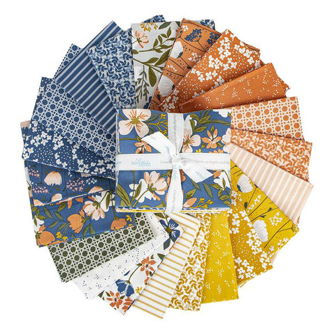 With A Flourish Fat Quarter Bundle by Simple Simon and Co. for Riley Blake Designs