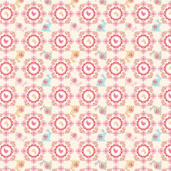 Poppie's Patchwork Club Cream Flopsy & Mopsy Yardage by Lori Woods for Poppie Cotton Fabrics