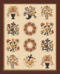 Bountiful Autumn Floral Quilt Kit