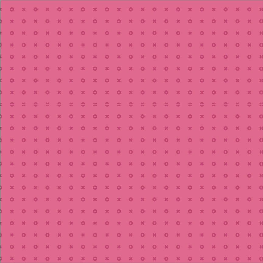 Kiss Hug Pink Fuschia Yardage by Lori Woods for Poppie Cotton Fabrics