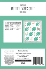 In The Leaves Quilt Pattern by Gingiber