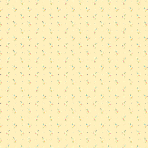 Hollyhock Lane Yellow Kindness Yardage by Sheri McCulley for Poppie Cotton Fabrics