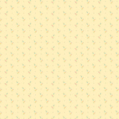 Hollyhock Lane Yellow Kindness Yardage by Lori Woods for Poppie Cotton Fabrics