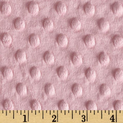 Minky Cuddle Dimple Dot Pink 60" Wide Yardage by Shannon Fabrics