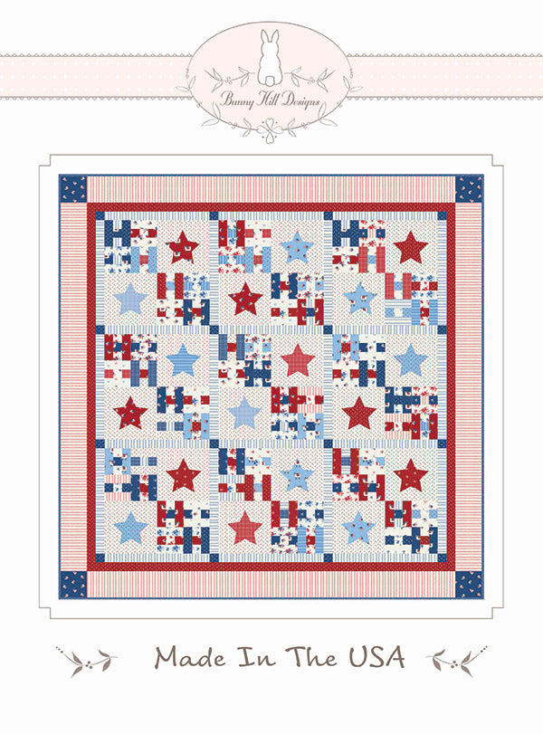 Made In The USA Quilt Pattern by Bunny Hill Designs