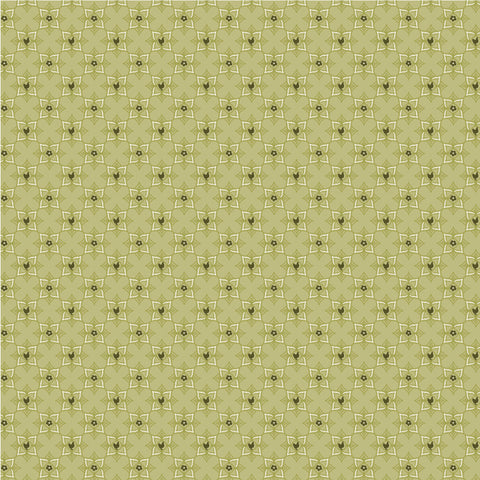 Barnyard Bandana Meadow Green Yardage by Lori Woods for Poppie Cotton Fabrics