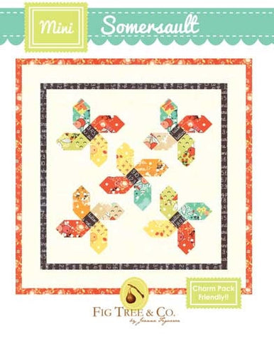 Mini Somersault Quilt Pattern by Fig Tree & Co.