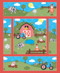 Coloring On The Farm Panel by Riley Blake Designs
