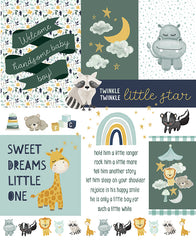 It's A Boy Hunter Welcome Baby Boy Panel by Echo Park Paper for Riley Blake Designs