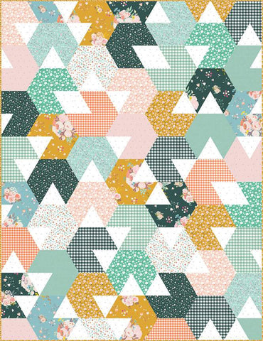 Hex Is Gone Quilt Pattern From Taren Studios