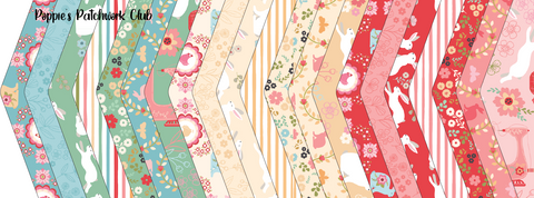 Poppie's Patchwork Club 5" Precuts by Lori Woods for Poppie Cotton Fabrics