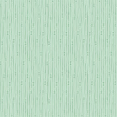 Hollyhock Lane Mint Rain Yardage by Lori Woods for Poppie Cotton Fabrics
