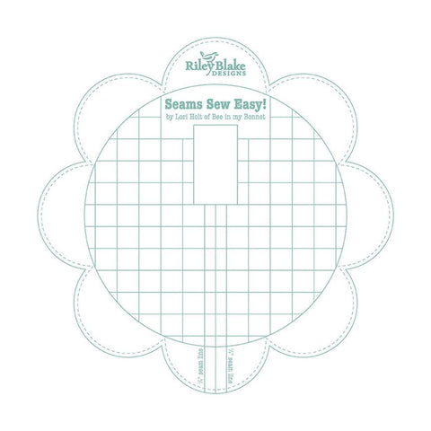 Seams Sew Easy Sea Glass Seam Guide by Lori Holt for Riley Blake Designs