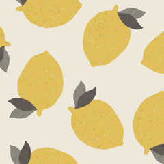 Lemonade Dark Yellow Just Lemons Yardage by Dan DiPaolo for Clothworks