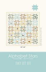 Alphabet Stars Quilt Pattern by Stacy Iest Hsu