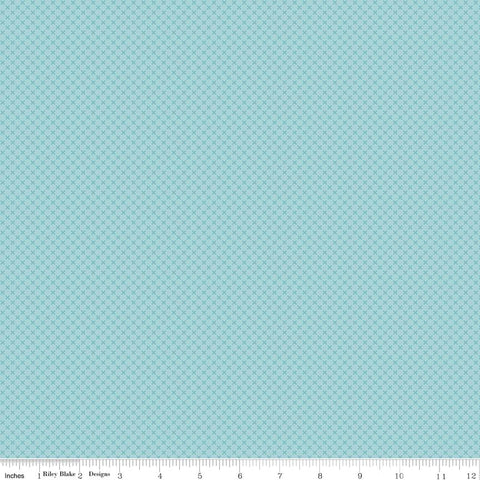 Kisses Aqua Yardage by Riley Blake Designs