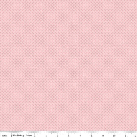 Kisses Baby Pink Yardage by Riley Blake Designs