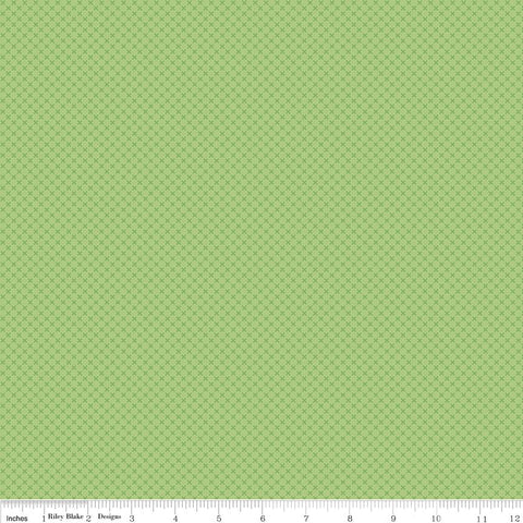 Kisses Green Yardage by Riley Blake Designs
