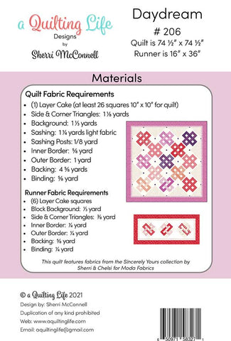 Daydream Quilt Pattern by Sherri McConnell of A Quilting Life Designs