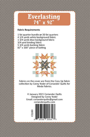 Everlasting Quilt Pattern by Corey Yoder of Coriander Quilts