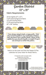 Garden District Quilt Pattern by Corey Yoder of Coriander Quilts