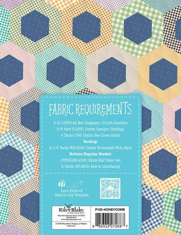 Honeycomb Quilt Pattern by Lori Holt of Bee in my Bonnet