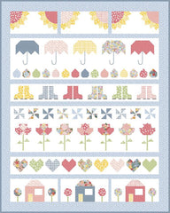 Flower Garden Singing in the Rain Row-by-Row Quilt Kit