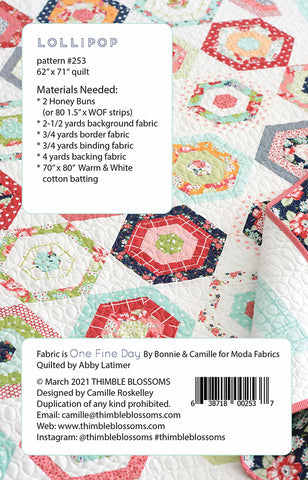 Lollipop Quilt Pattern by Thimble Blossoms