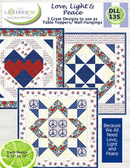 Love Light & Peace Quilt Pattern by Lavender Lime