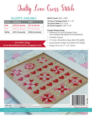 Quilty Love Cross Stitch Pattern by Lori Holt of Bee in my Bonnet