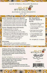 Slow Stroll Pillow Bundle Pattern by Fancy That Design House