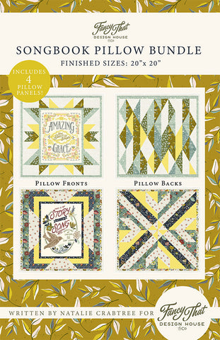 Songbook Pillow Bundle Pattern by Fancy That Design House
