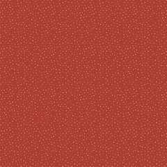 Country Confetti Red Speckled Hen Yardage by Lori Woods for Poppie Cotton Fabrics