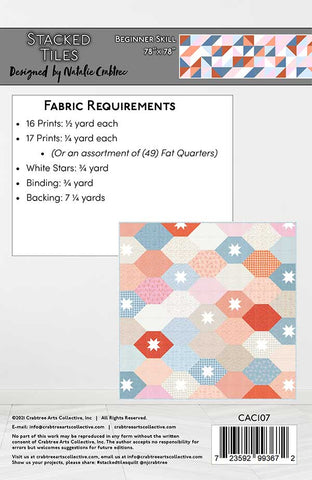 Stacked Tiles Quilt Pattern by Crabtree Arts Collective