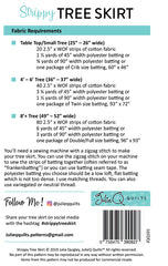 Strippy Tree Skirt Pattern by Julie Q Quilts