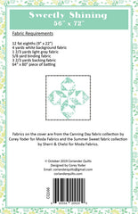 Sweetly Shining Quilt Pattern by Coriander Quilts