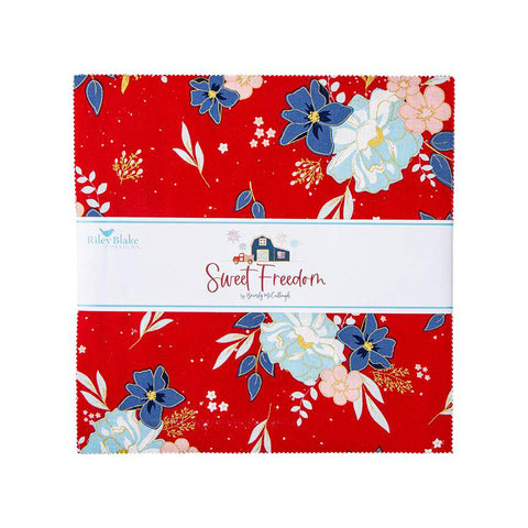 Sweet Freedom 10" Stacker by Beverly McCullough for Riley Blake Designs
